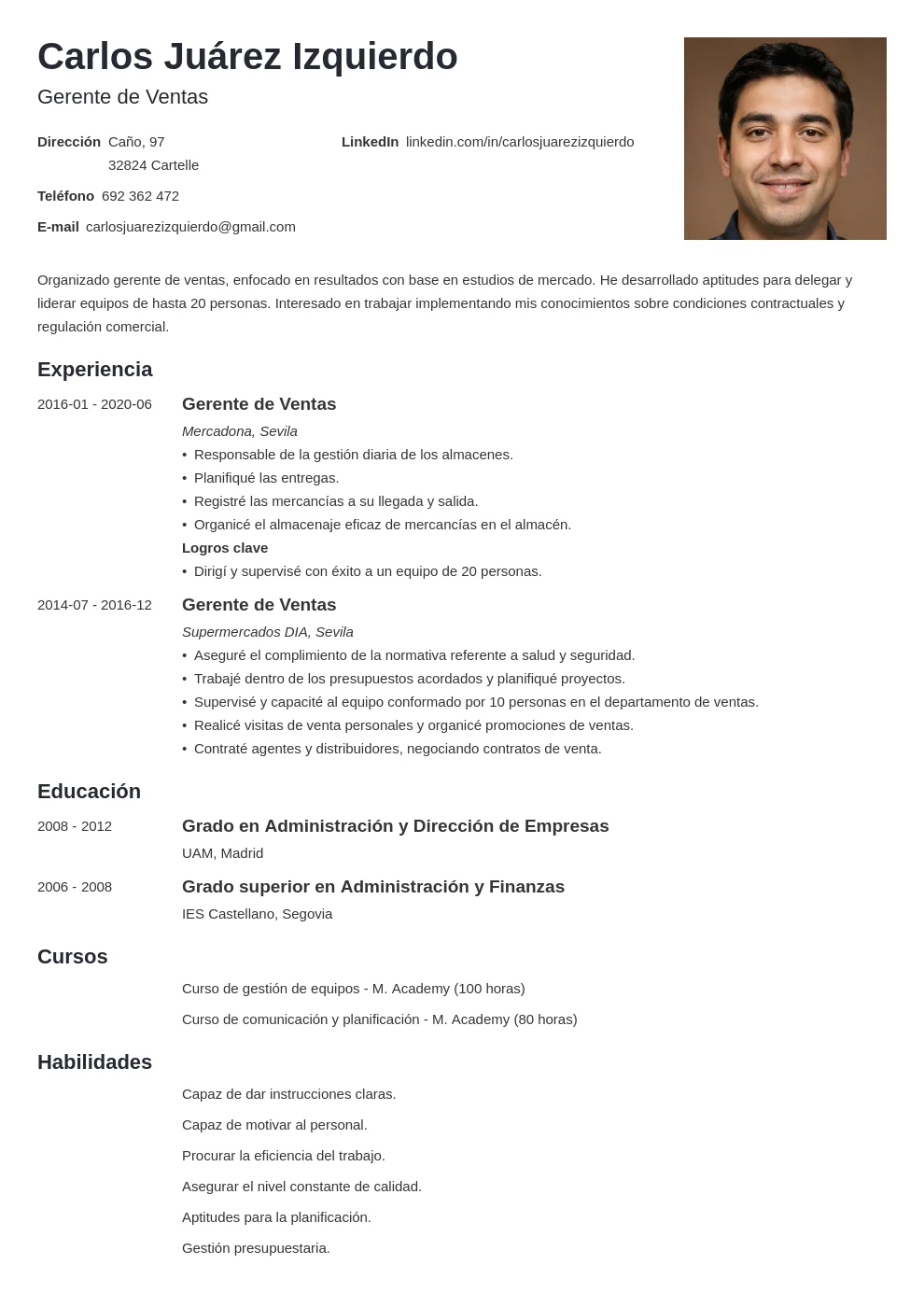 Prepara un modelo de síntesis curricular eficiente con estos consejos