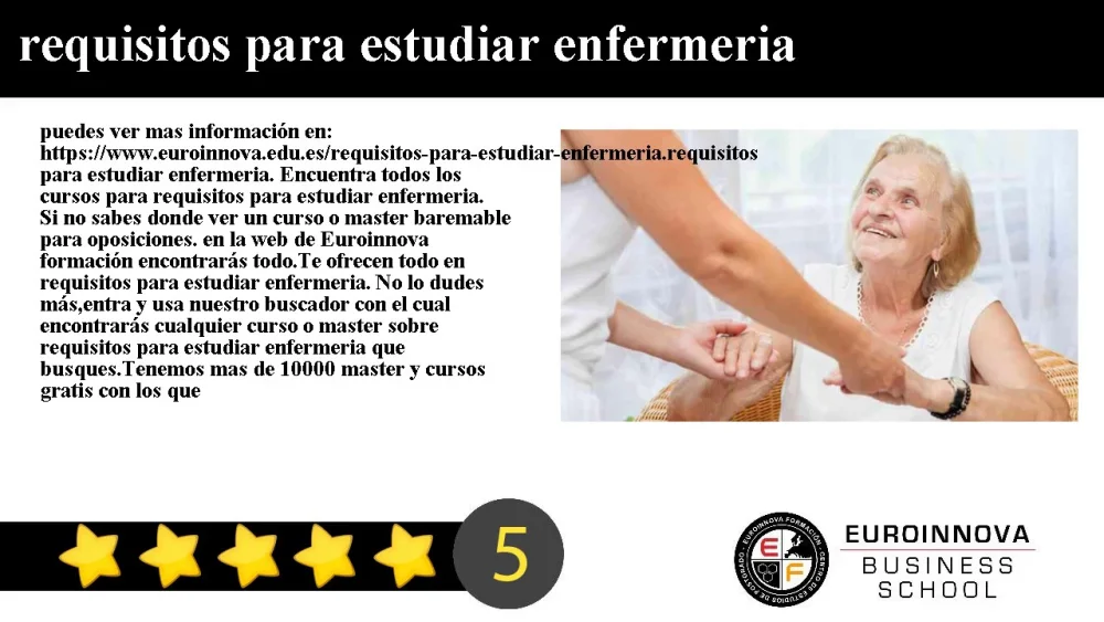 ¿Dónde estudiar enfermería en España? ¡Requisitos!