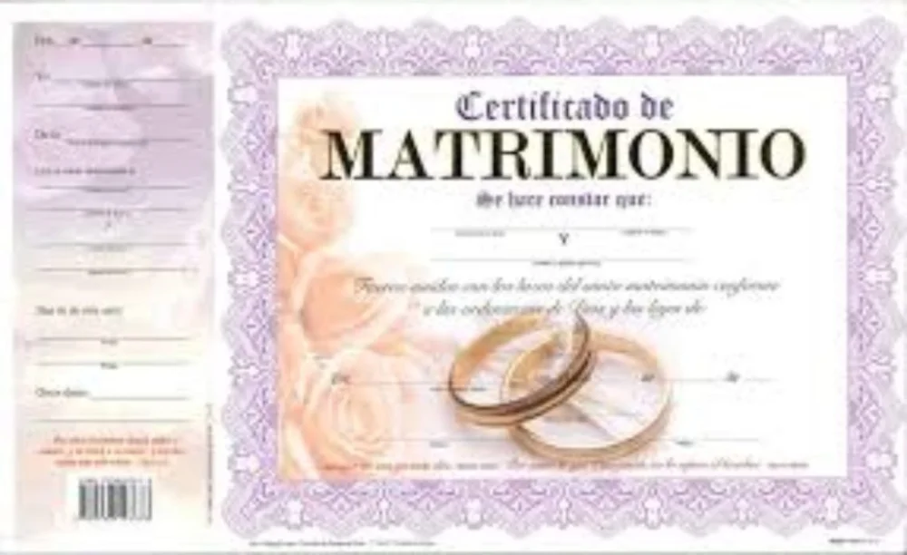 Certificado de Matrimonio: trámites y solicitud