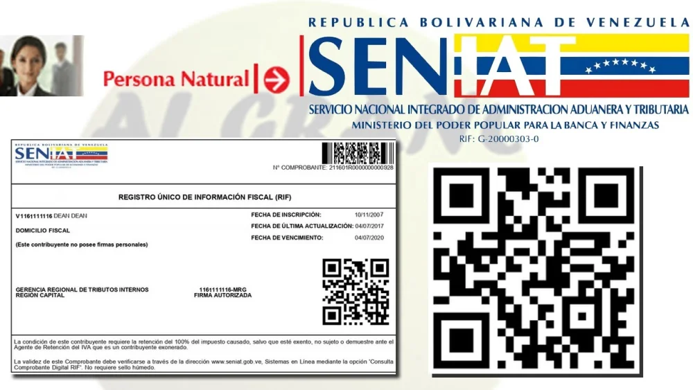 Guía para imprimir correctamente el RIF del Sistema SENIAT