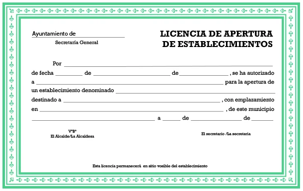 ¿Cómo se tramita la licencia de apertura?