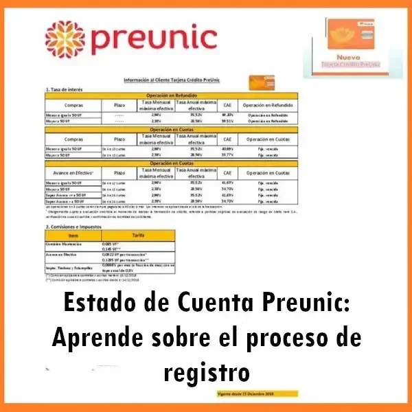 Registro en Estado de Cuenta Preunic: Aprende todo el proceso aquí