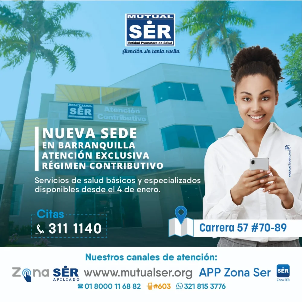Servicios y teléfonos de Mutual Ser en Barranquilla