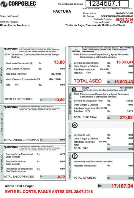 Consulta y pago de factura de Corpoelec en Venezuela: todo lo que necesitas saber
