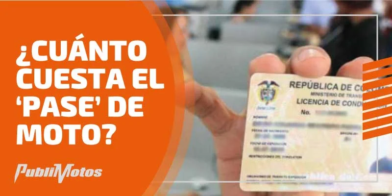 Costo y requisitos para obtener el pase de moto por primera vez