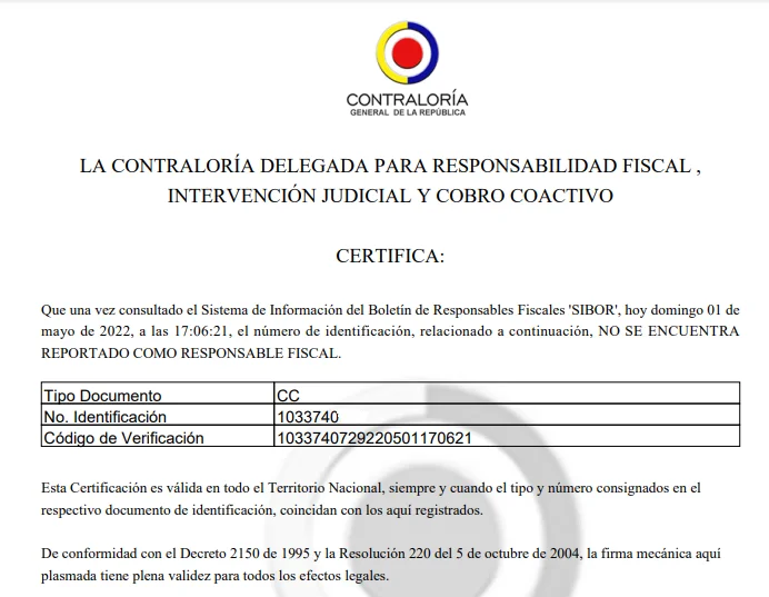 Cómo obtener el Certificado de Antecedentes Fiscales de la Contraloría fácilmente.
