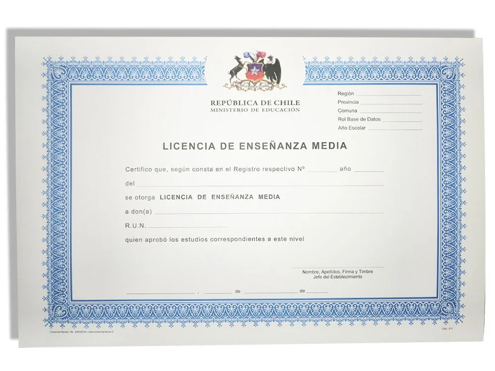Cómo obtener el certificado de licencia de enseñanza media