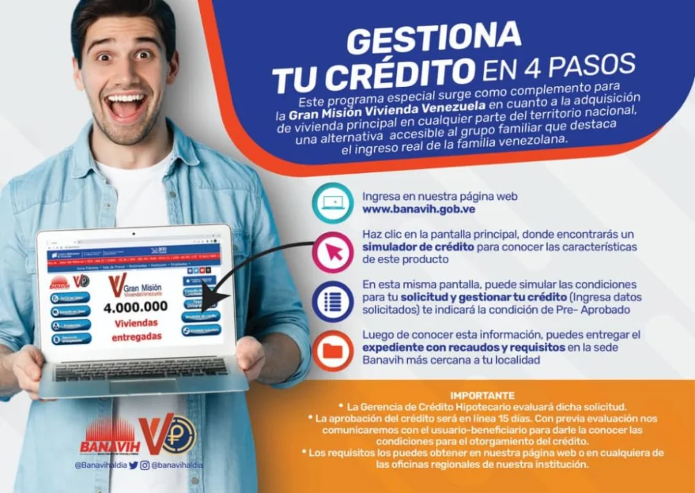 Obtén un crédito hipotecario en el Banco de Venezuela