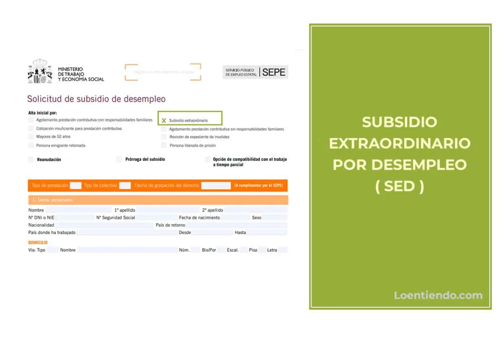 Subsidio Extraordinario Desempleo (antiguo Plan Prepara)