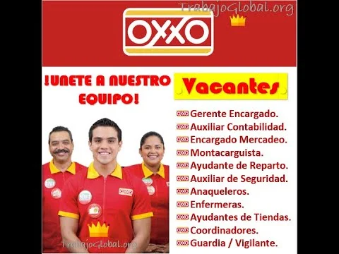 Requisitos laborales para vacantes en OXXO México