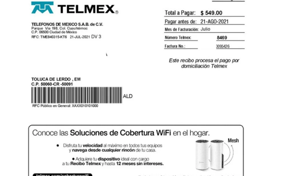 Resuelve tus inquietudes sobre el Estado de Cuenta Telmex