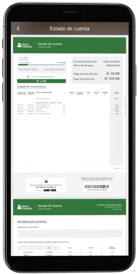 Estado de cuenta Banco Falabella: Todo lo que debes saber