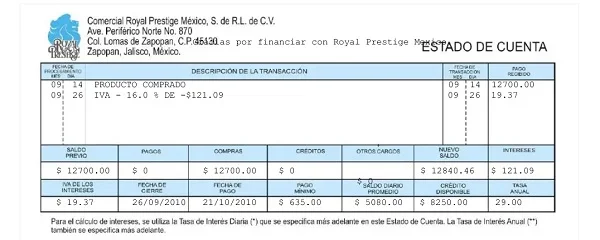 Conoce qué es el Estado de Cuenta de Royal Prestige