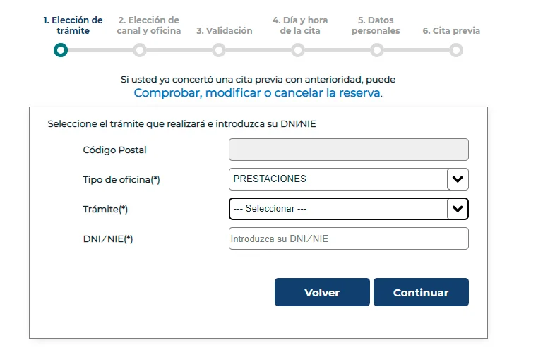 Cita Previa INEM (SEPE)