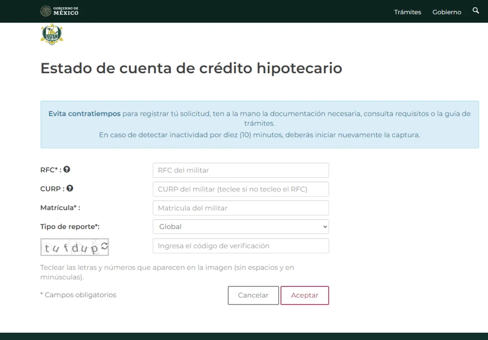 Conoce en detalle el estado de cuenta de tu crédito hipotecario ISSFAM