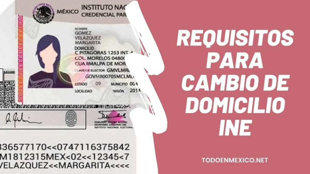 Conoce los requisitos para cambiar tu domicilio en el INE