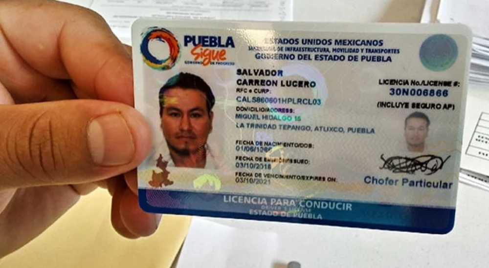 Requisitos para obtener la licencia de conducir en Puebla