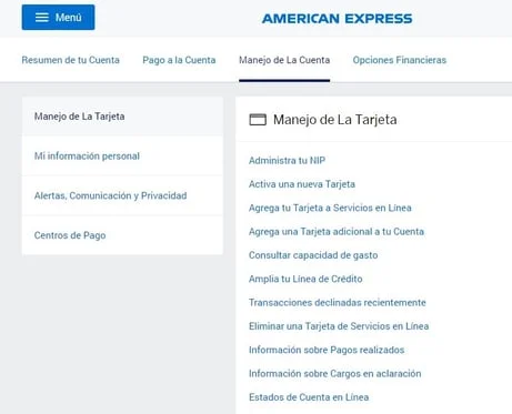Consulta tu estado de cuenta de American Express en línea