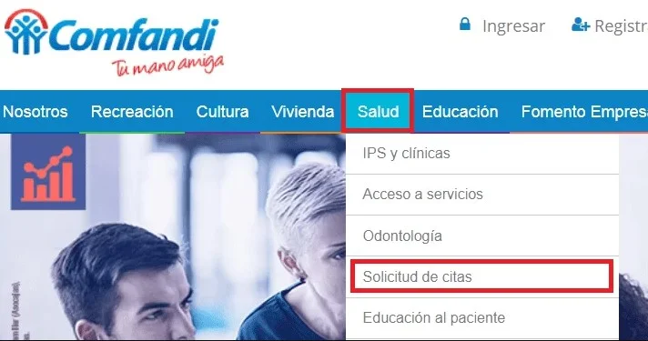 Solicita y cancela tus citas en COMFANDI de forma fácil y rápida