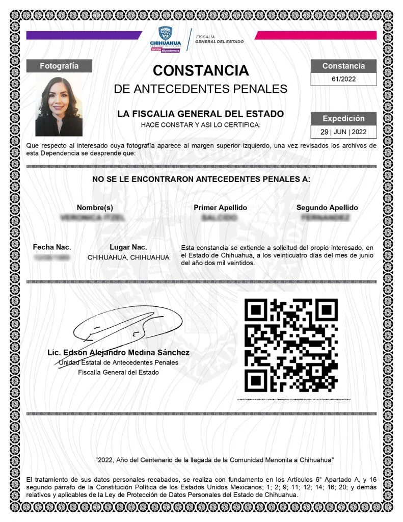 Consulta los antecedentes penales de una persona en México