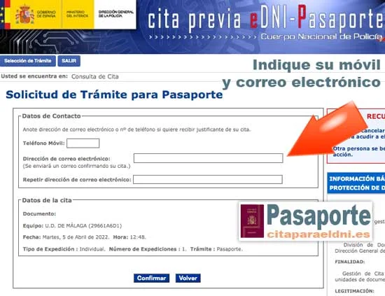 ¿Cómo pedir cita para el pasaporte español?