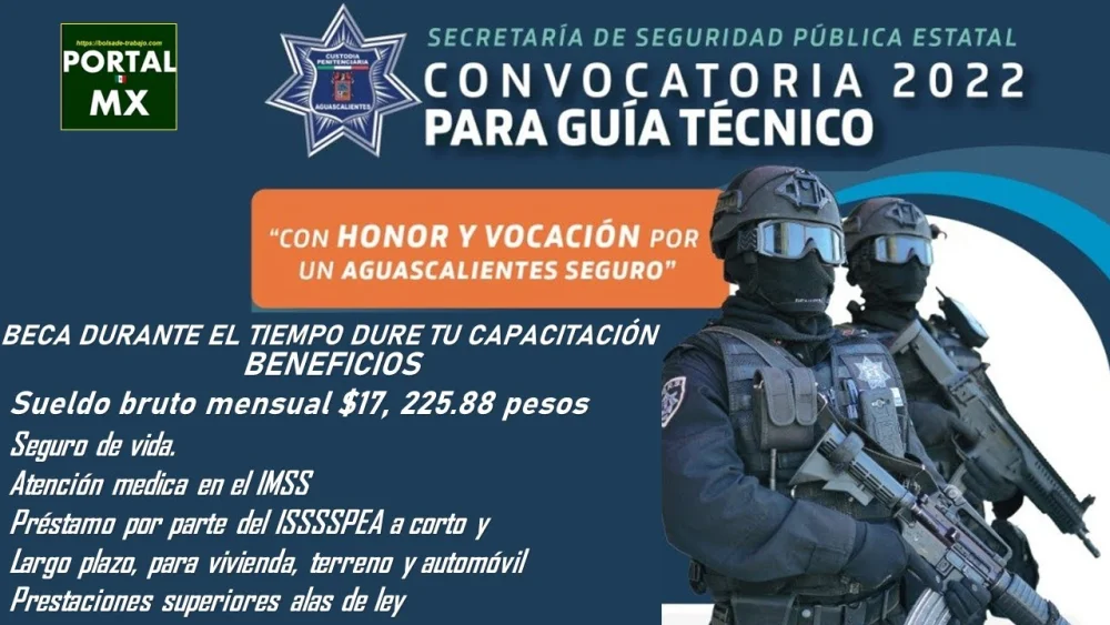 Convocatoria para ser un Policía Estatal (México)