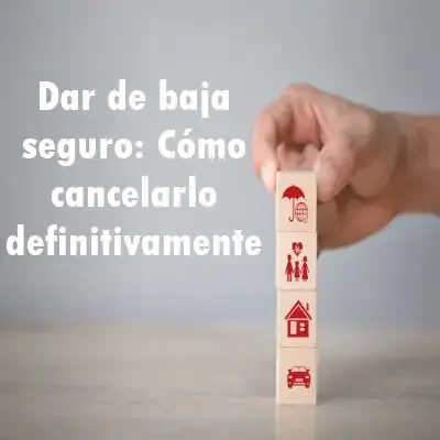 Dar de baja seguro: Cómo cancelarlo definitivamente
