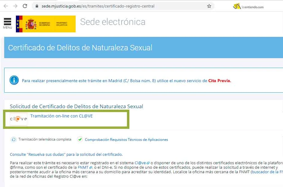 Guía completa: Cómo solicitar el certificado de antecedentes sexuales en España paso a paso