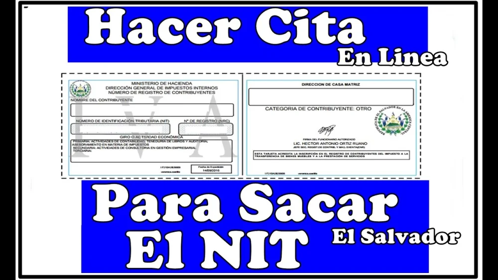Guía completa: Requisitos y pasos para obtener el NIT en El Salvador