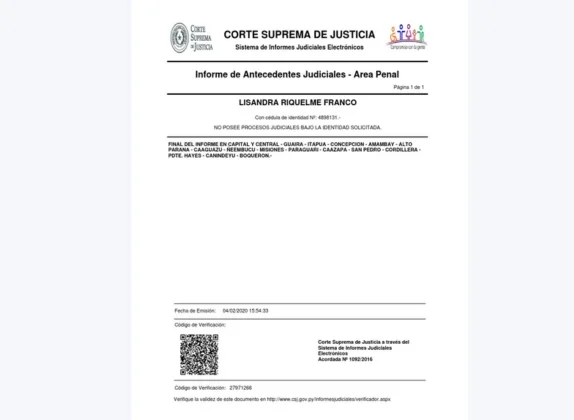 Guía completa: Cómo obtener un certificado de antecedentes penales en Paraguay de forma rápida y sencilla