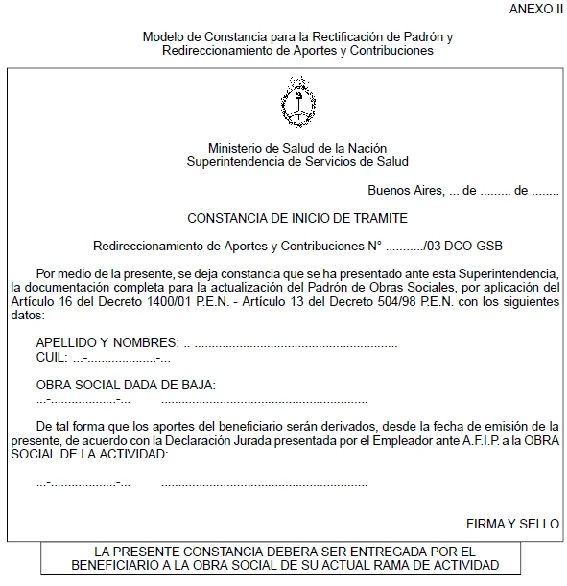 Guía completa para obtener el Certificado de Inexistencia de Obra Social en Argentina: ¡Aprende a tramitarlo fácilmente!