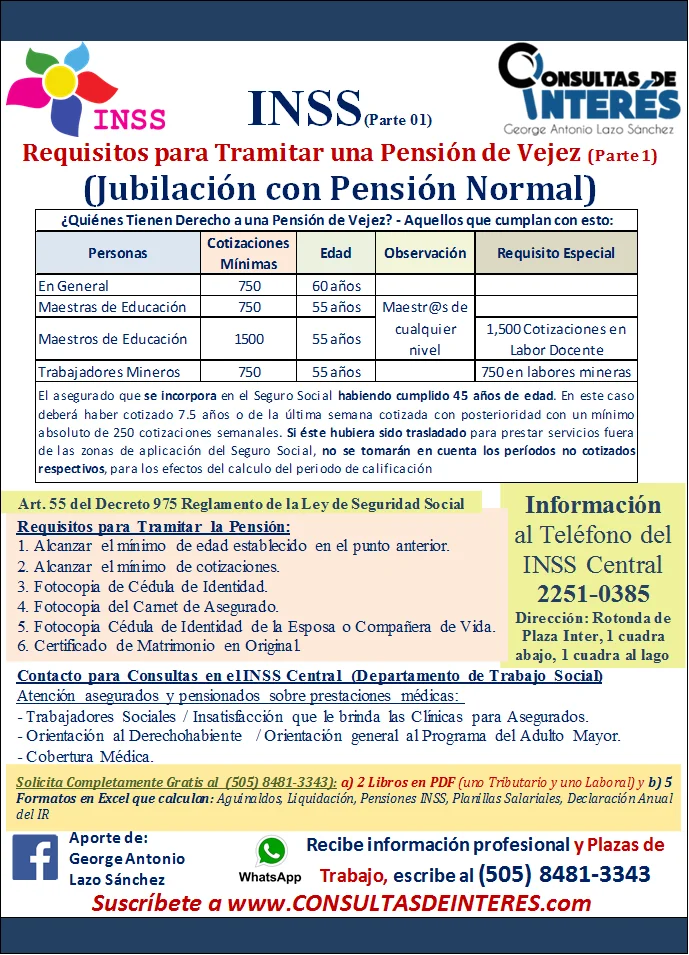 Todo lo que necesitas saber sobre los requisitos para solicitar un anticipo de pensión en Nicaragua
