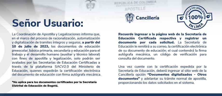 Guía completa: Cómo solicitar apostilla de documentos en Colombia paso a paso