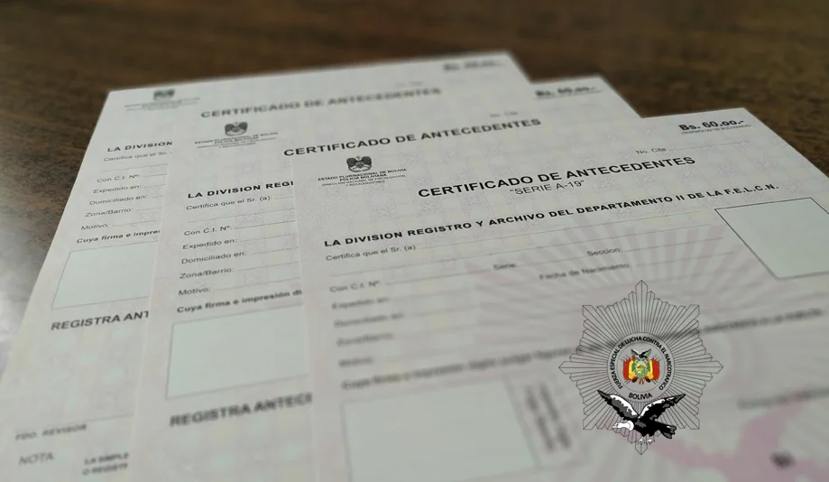Guía completa: Cómo solicitar tu certificado de antecedentes penales en Bolivia