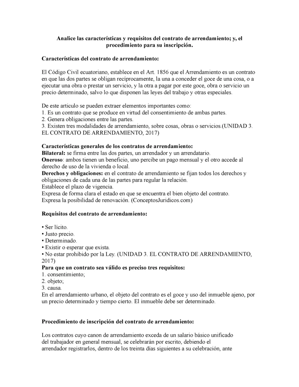 Todo lo que debes saber sobre los requisitos para inscribir un contrato de arrendamiento en Ecuador