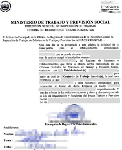 Inscripción de contrato de locación de servicios en El Salvador: todo sobre el trámite y los requisitos" - ¡Asegura el cumplimiento legal de tu empresa con esta guía completa!