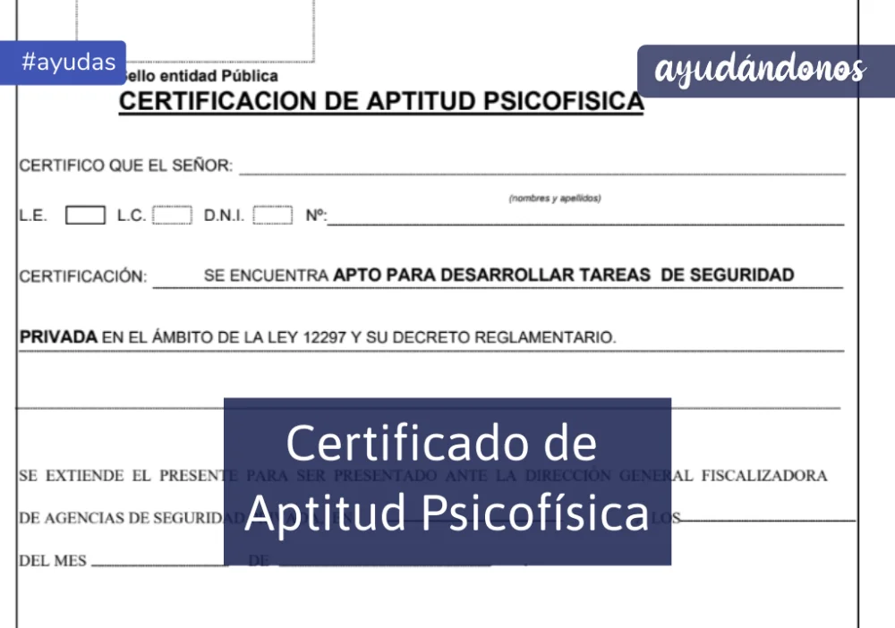 Todo lo que necesitas saber sobre los requisitos del certificado de aptitud psicofísica para conductores en Argentina