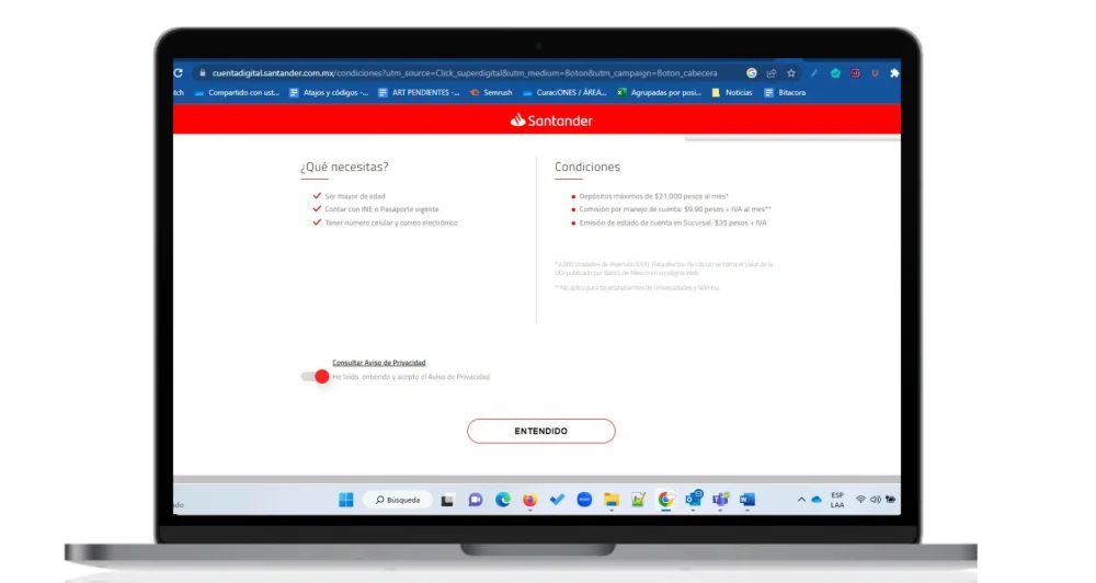 Todo lo que necesitas saber sobre los requisitos para solicitar una tarjeta de débito en Santander México