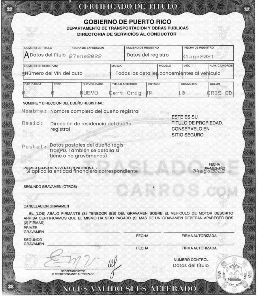 ¡Descubre cómo obtener tu Certificado de Propiedad de Vehículo en Puerto Rico de forma rápida y sencilla!