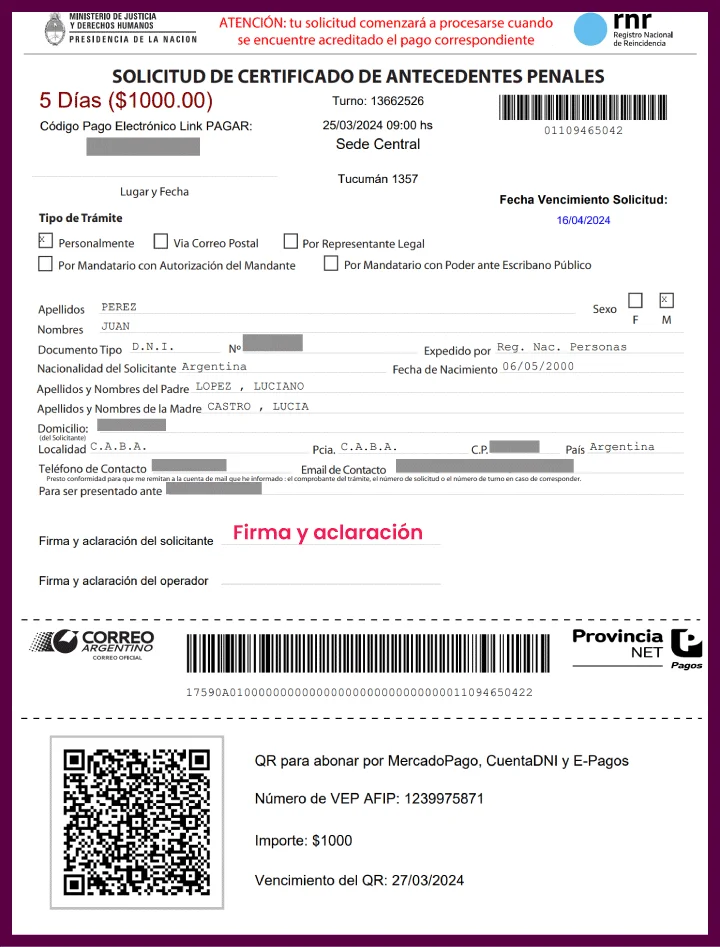 Guía completa: Requisitos para solicitar certificado de carencia de antecedentes penales en Argentina