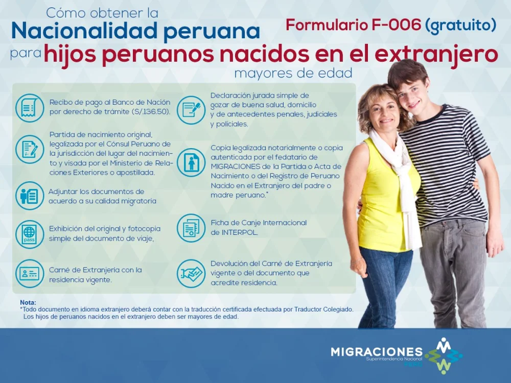 Todo lo que necesitas saber sobre los requisitos para solicitar la nacionalidad peruana