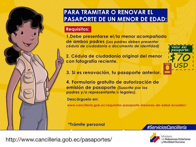 Todo lo que debes saber sobre los requisitos para solicitar pasaporte para menores en Ecuador