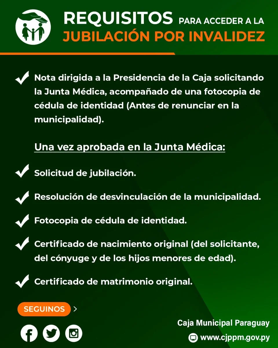 Descubre los requisitos necesarios para solicitar pensión por invalidez en Paraguay: guía completa