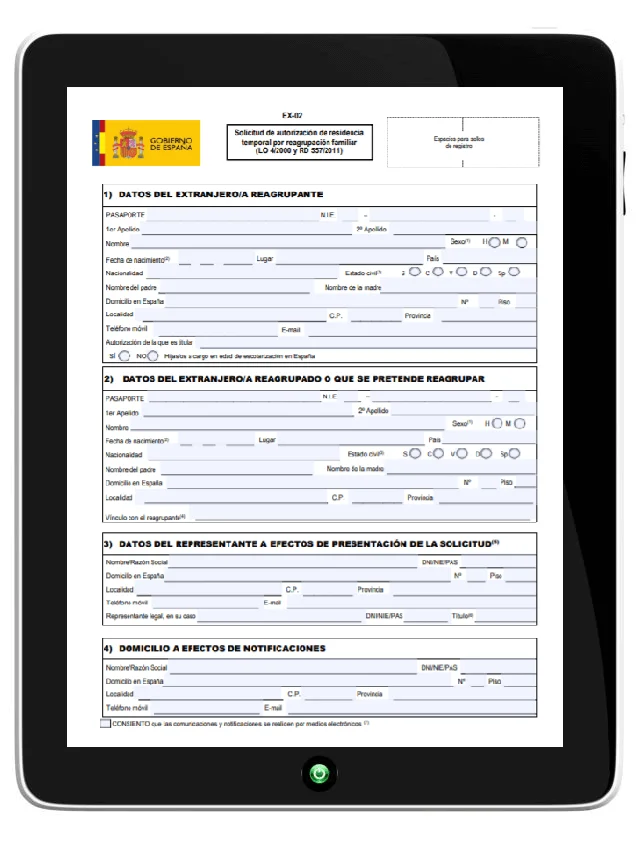Guía completa de requisitos para solicitar permiso de residencia por reagrupación familiar en España