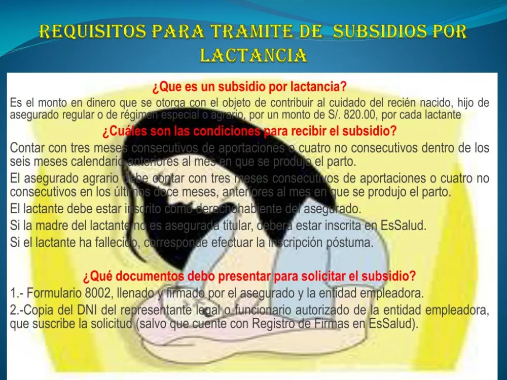 Descubre los Requisitos Esenciales para Solicitar el Subsidio de Lactancia en El Salvador