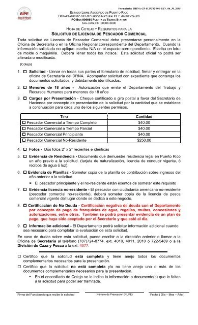 Todo lo que necesitas saber sobre los requisitos para solicitar un Permiso de Pesca en Puerto Rico