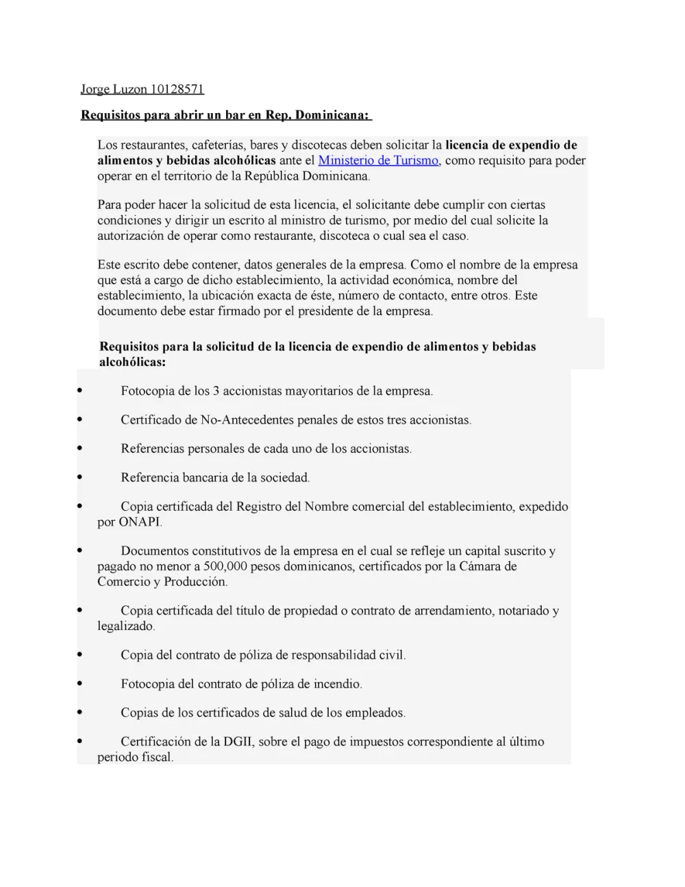 Descubre los Requisitos para Obtener una Licencia de Operación de Restaurantes en República Dominicana