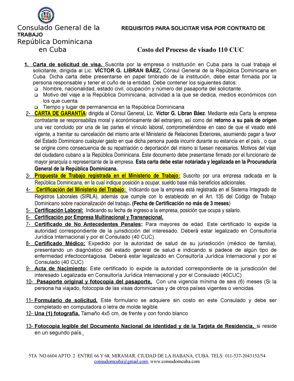 Todo lo que necesitas saber sobre los requisitos para solicitar una visa de trabajo educativo en Cuba