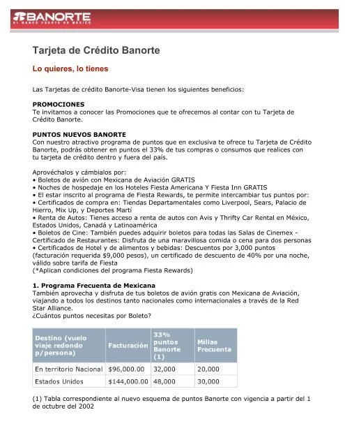 Todo lo que necesitas saber sobre los requisitos para solicitar una tarjeta de crédito en Banorte