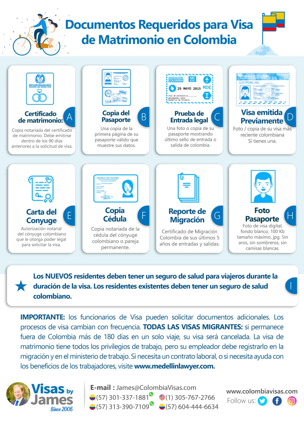 Guía completa: Solicitud de visa de matrimonio en Colombia - Pasos y requisitos detallados